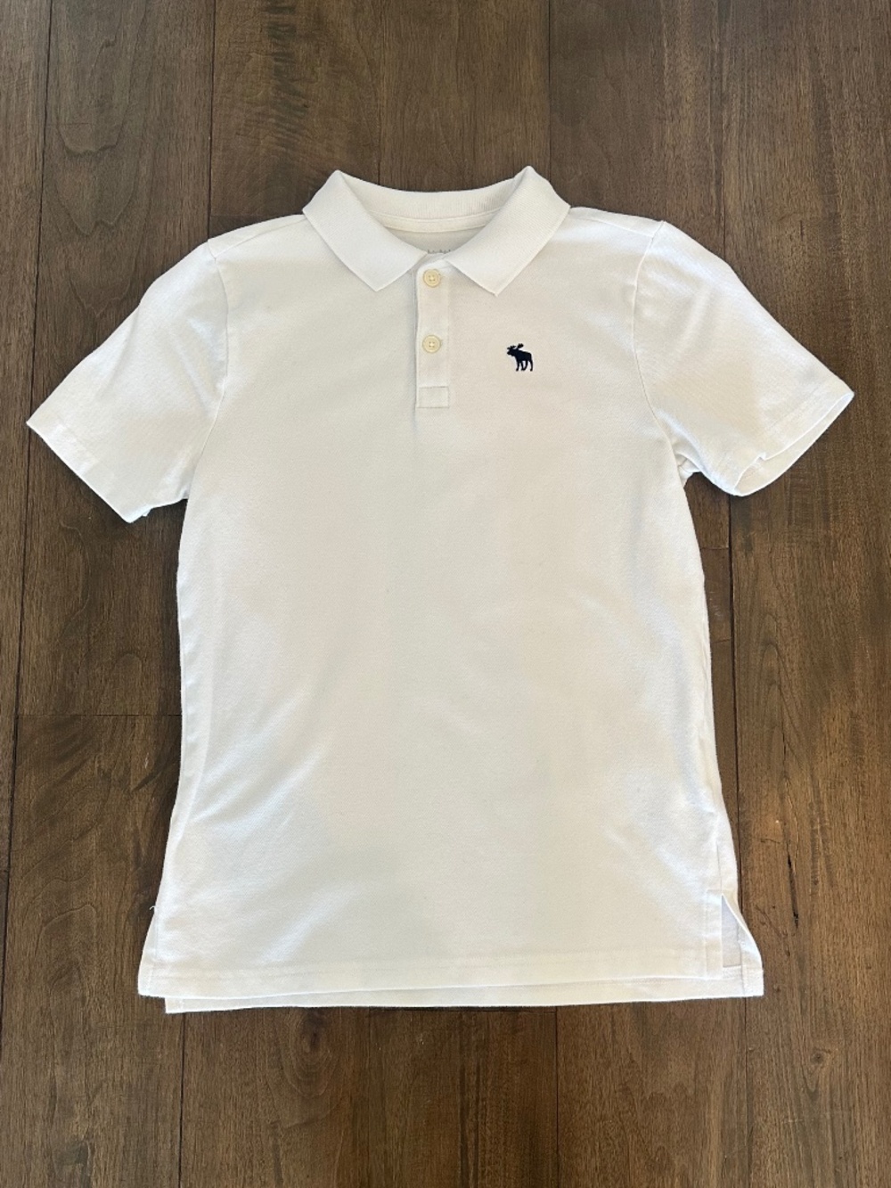 White Polo Shirt - Abercrombie Kids